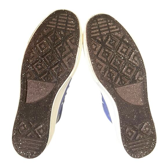 Converse Shoes Women Size 10 CTAS Lift Hi Platform Sneakers Purple Starry Skies - Picture 7 of 7